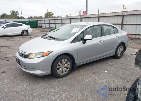 2012 Honda Civic Lx z USA, uszkodzony, nr VIN 19XFB2F53CE028017